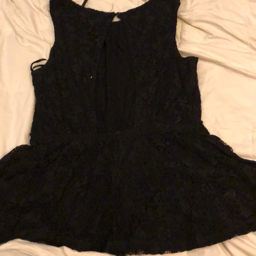 Lace overlay top